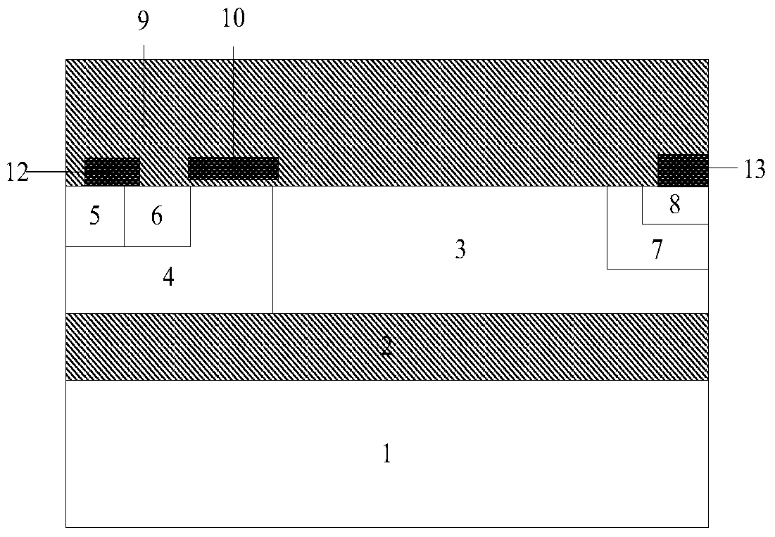 A lateral high voltage device with multi-electrode structure