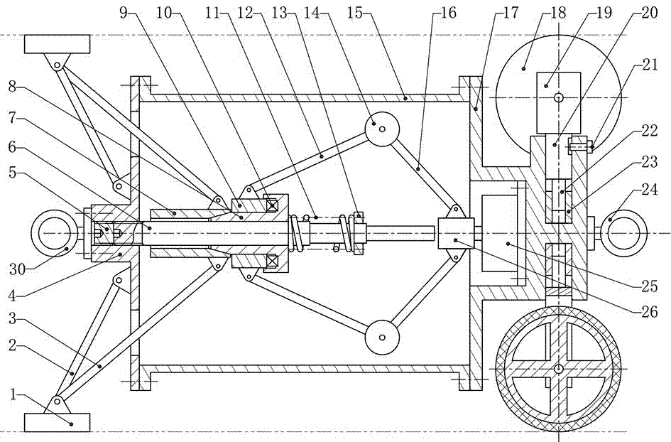 A pipe cleaner brake device