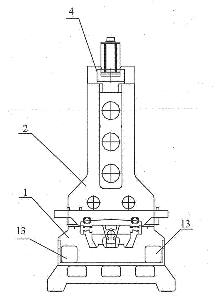 Numerical-controlled high-speed drilling and milling device