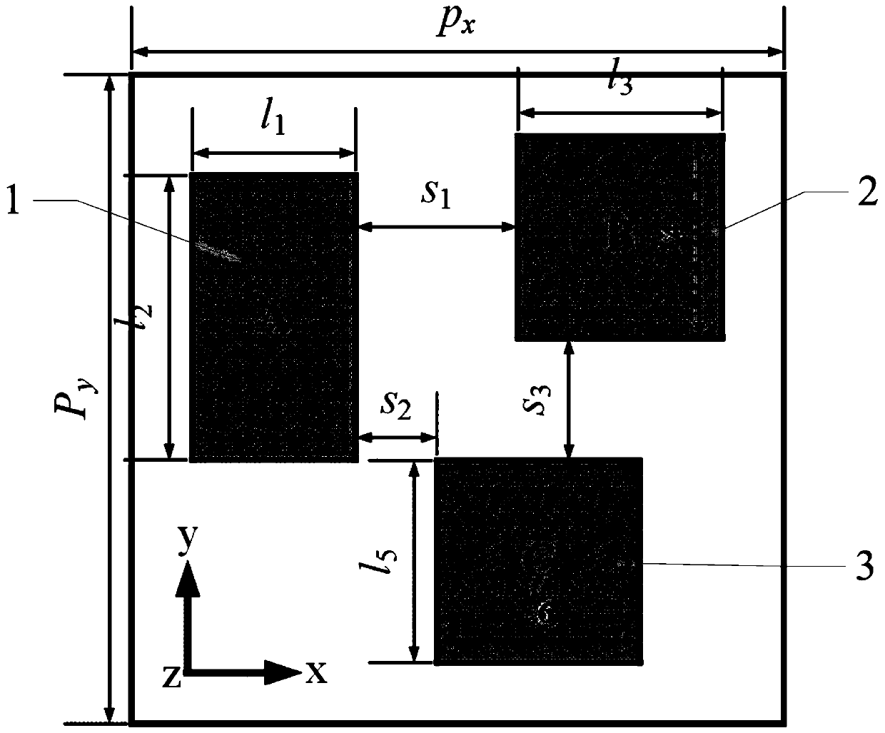 Double-frequency-band linearly-circularly polarized converter based on electromagnetic induction transparency effect