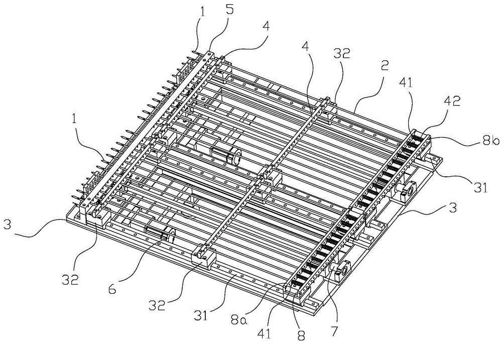 A traction device that guides copper tubes through the fins of the condenser