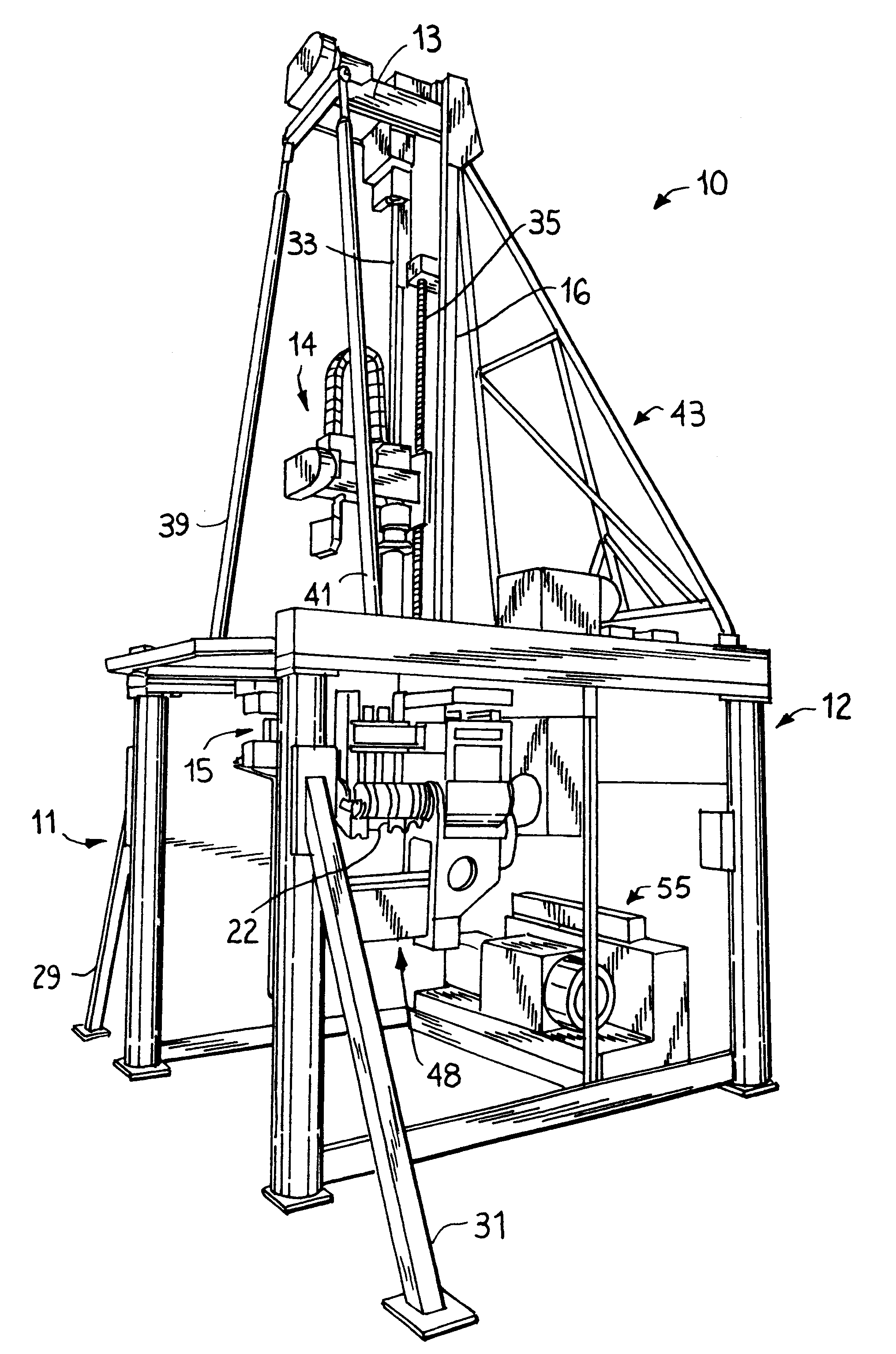 Vertically oriented apparatus for bending tubing, and method of using same