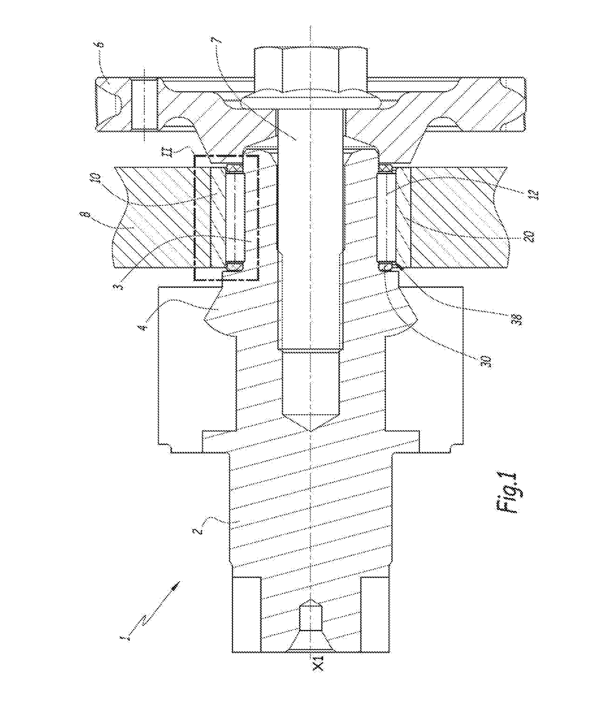 Roller bearing and a mechanical system comprising such a roller bearing