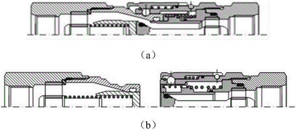 Quick joint with pressure limit function