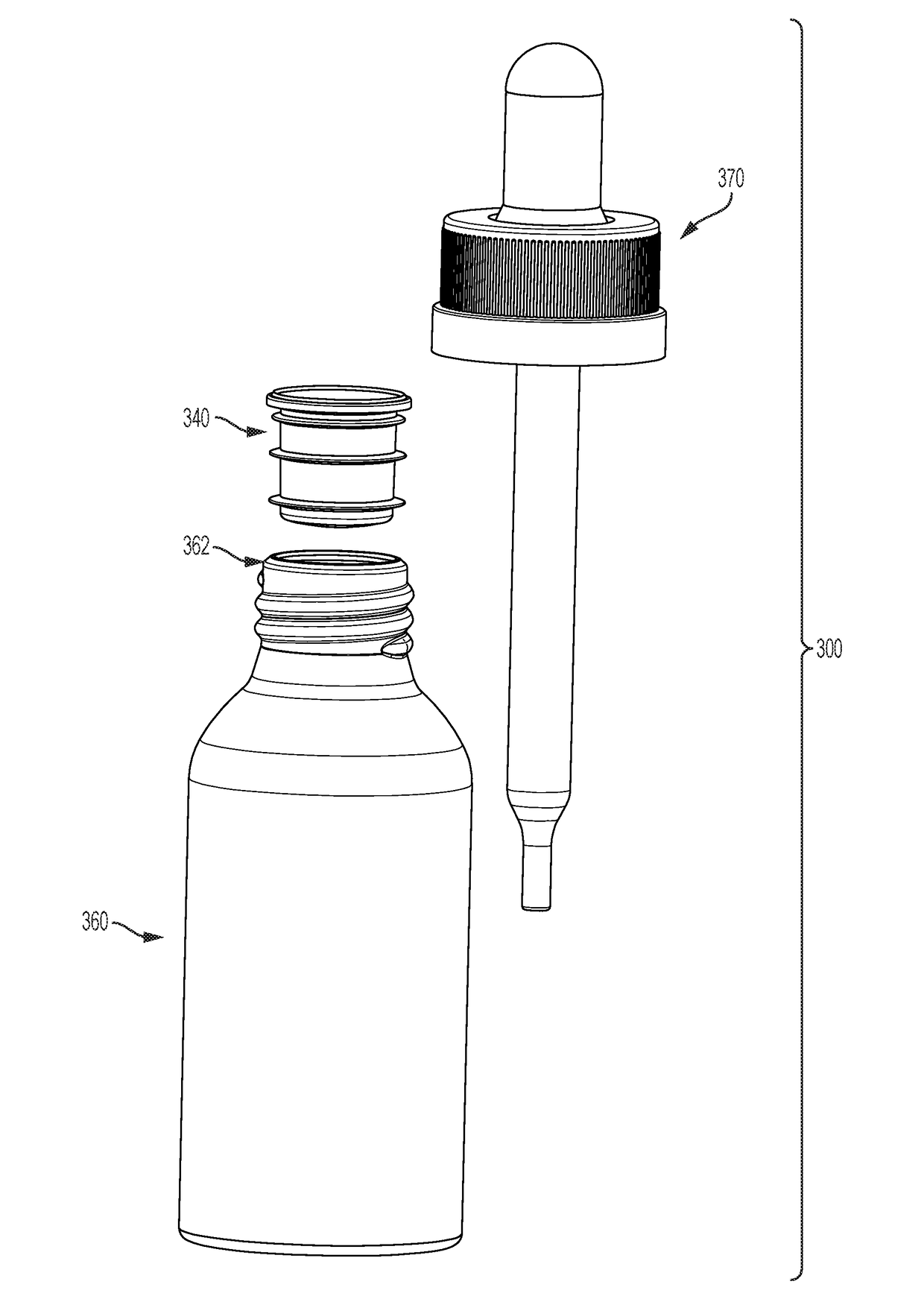 Bottle Neck Insert for Inhibiting Spillage or Accidental Exposure, and Related Methods and Systems