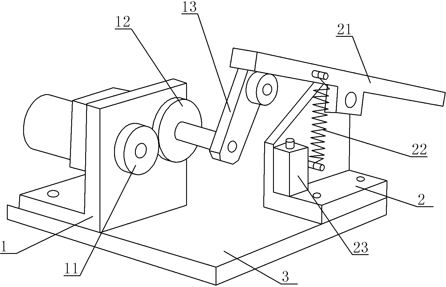 Swing device capable of automatically resetting