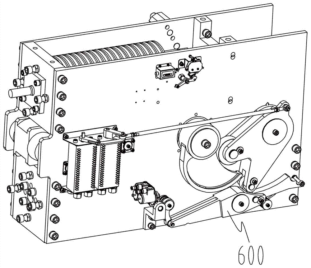 High-voltage circuit breaker high-power spring operating mechanism