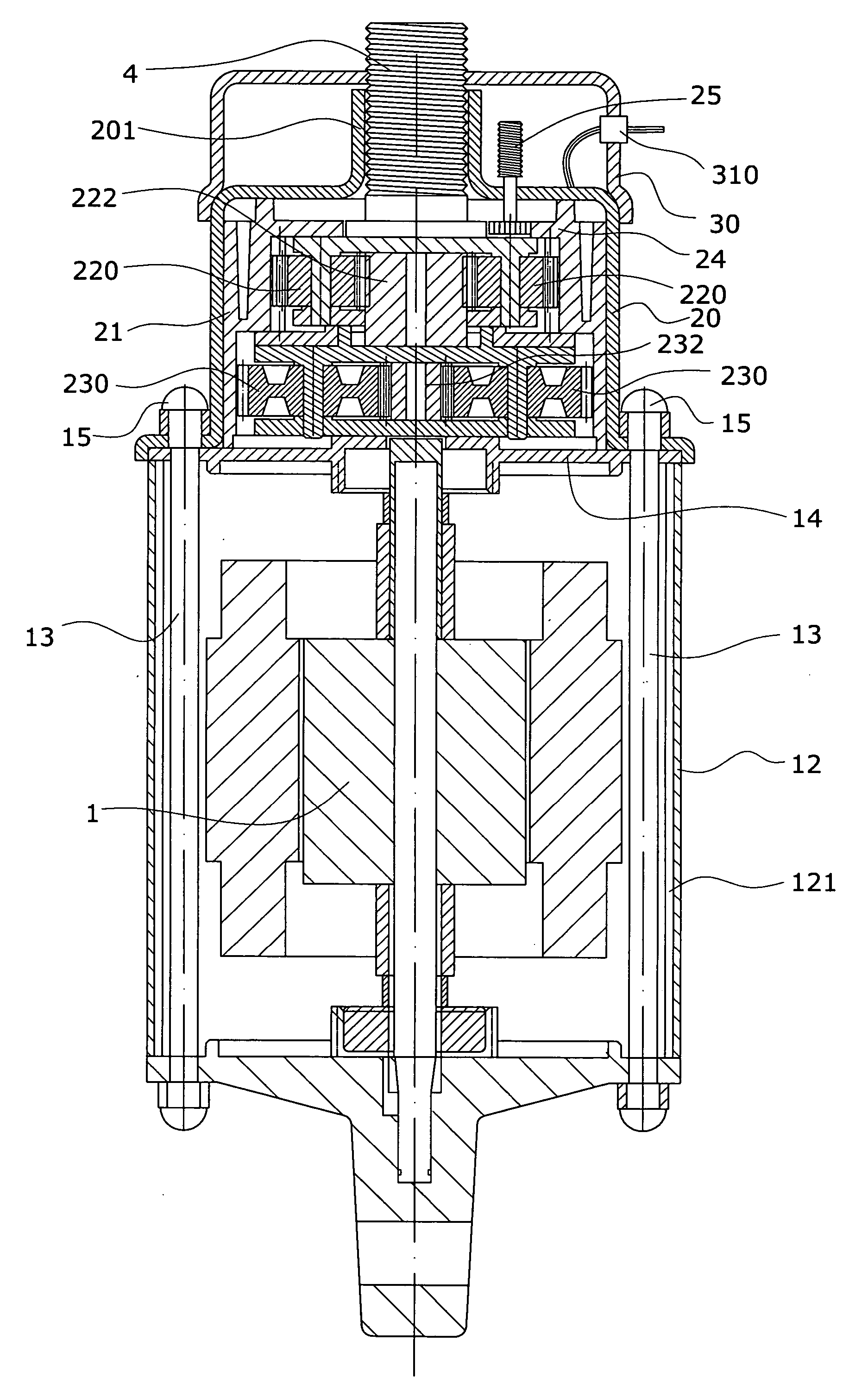 Device of an improvement on the structure of linear actuator