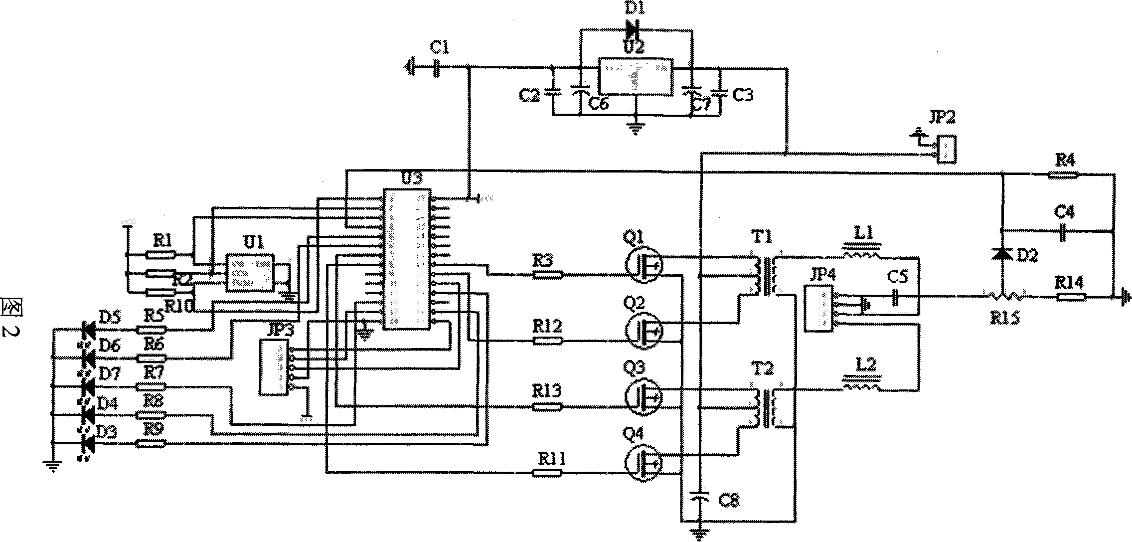 Ultrasound motor drive controller based on built-in system chip