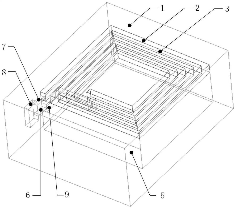 Planar spiral inductor