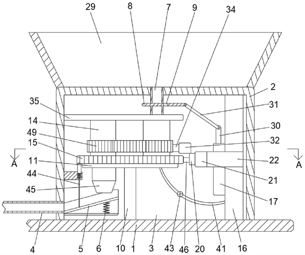 A spinning device for nylon high-strength yarn production