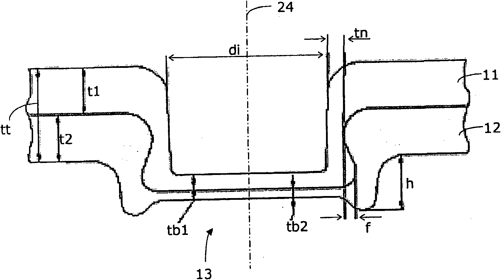 Method for clinching thick metal workpieces, use of a clinching tool, and steel structural element produced accordingly