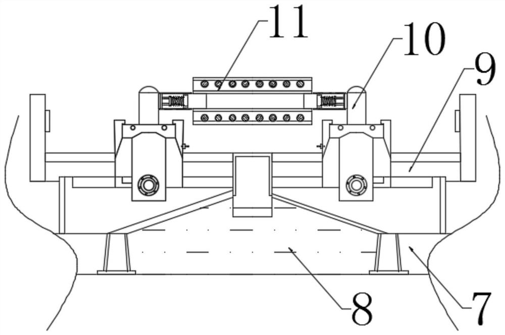 Metal cutting machine tool environment-friendly equipment capable of avoiding cutter connecting scratches