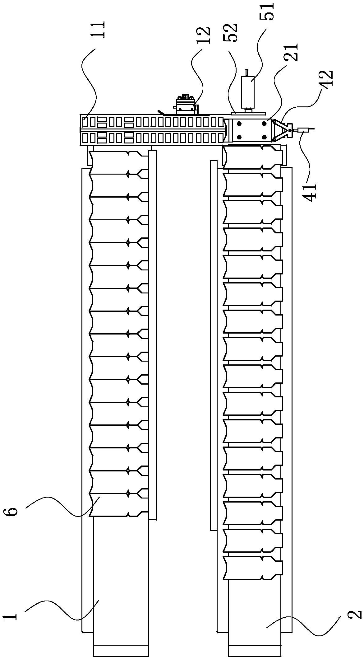 Anti-adhesion device for tobacco packaging box before printing