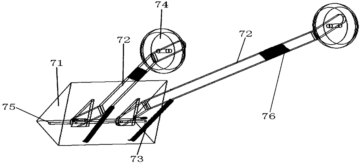 Multifunctional three-wing patrolling drone