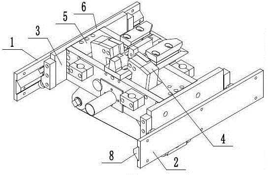 Down-cutting device for steel bar trusses