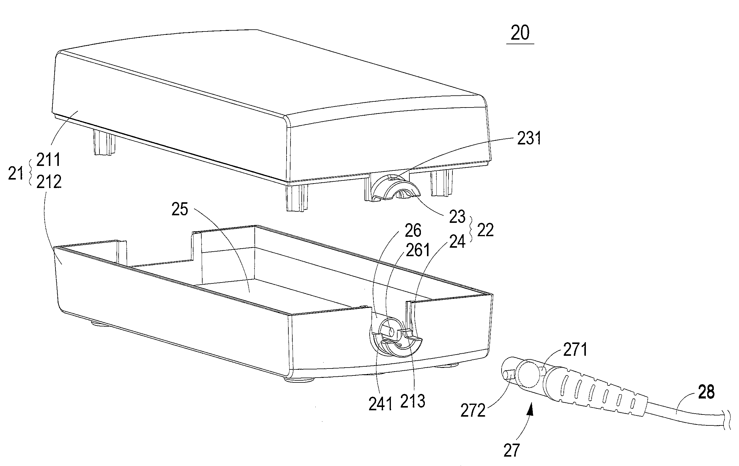 Power adapter having detachable power cable coupler head