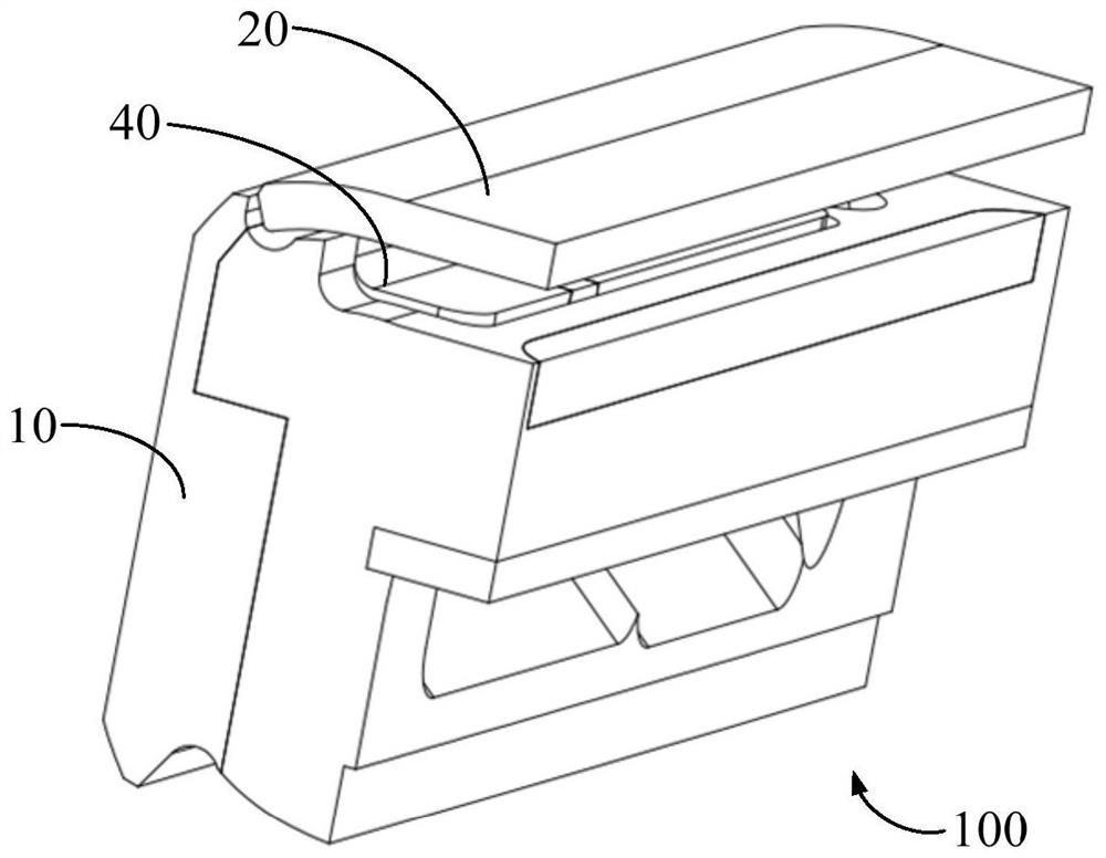 Frame sealing structure and display equipment