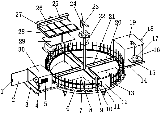 A grassland litter decomposition device for grazing experimental area