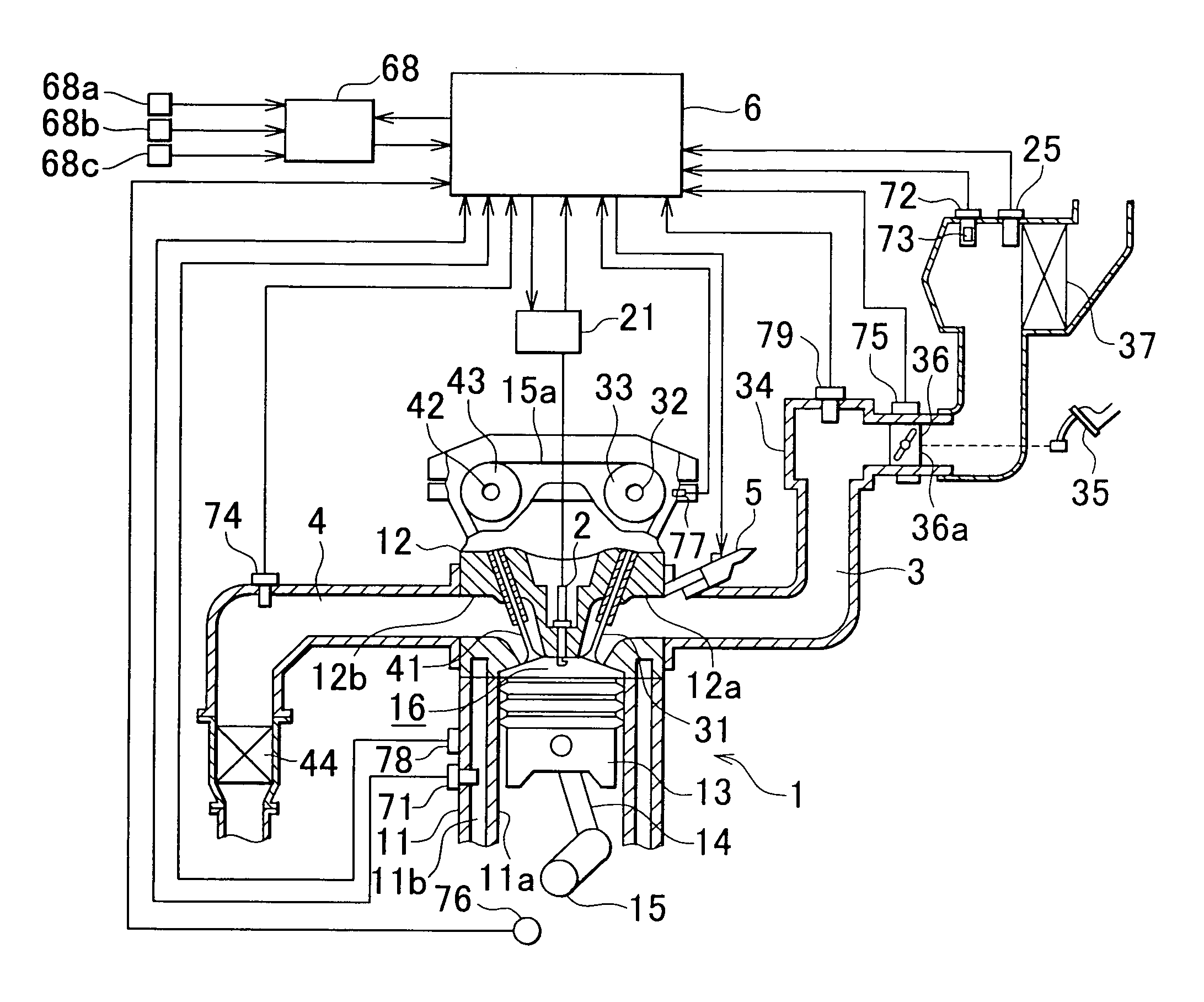 Automatic internal combustion engine stop device, internal combustion engine provided with the same and automatic internal combustion engine stop method