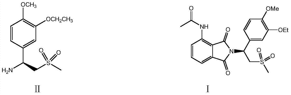 Preparation of (s)-1-(4-methoxy-3-ethoxy)phenyl-2-methylsulfonylethylamine and preparation method of apremilast