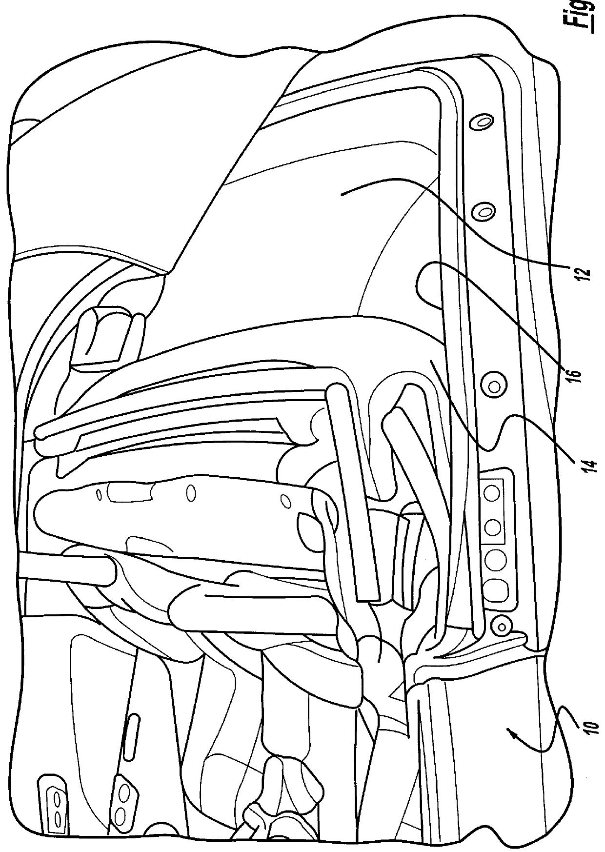 Method of installing a carpet member within a motor vehicle