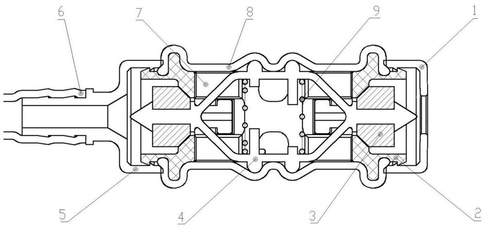 A two-way self-sealing drinking water nozzle device