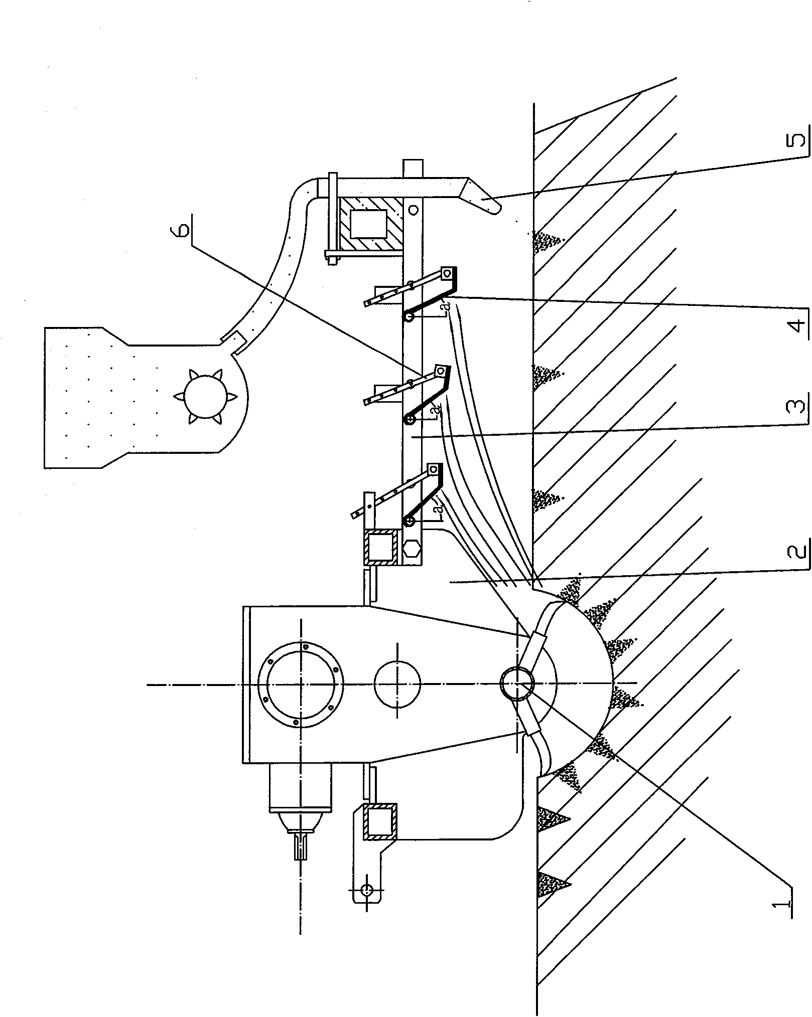 Full-straw burying tillage fertilizing seeder