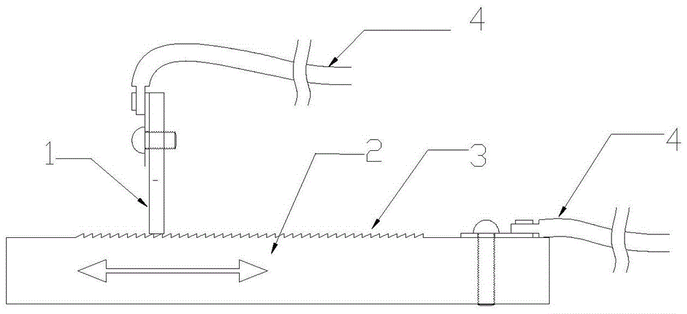 A simulation device and simulation method for poor contact conduction between conductors