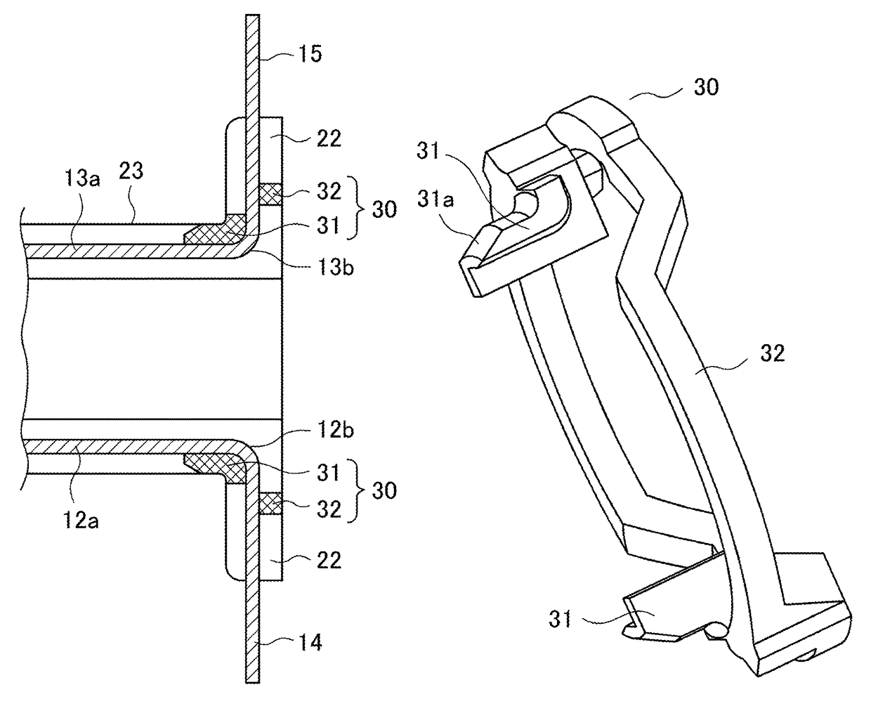 Slip ring apparatus for electric rotating machine