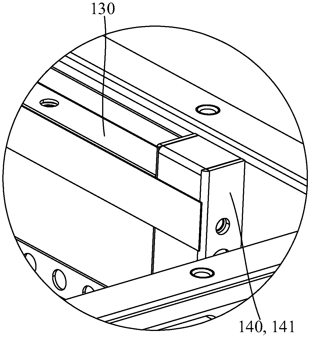 Power battery box having end plate-free battery modules