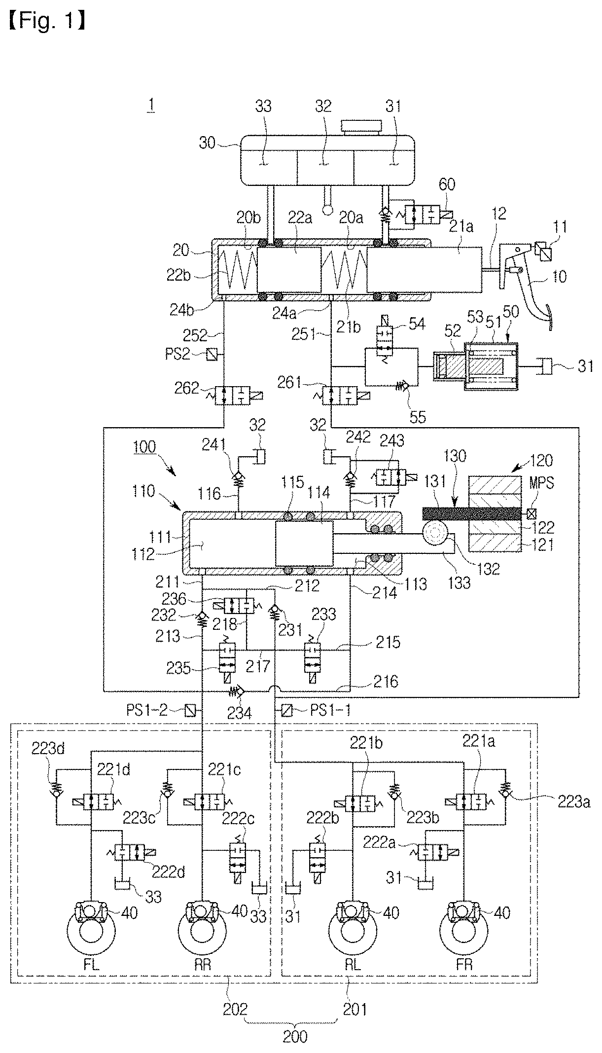 Electronic brake system and control method thereof