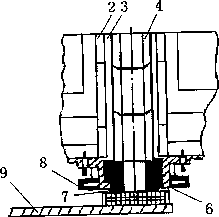 Method for deflection bottom tapping of revolving furnace