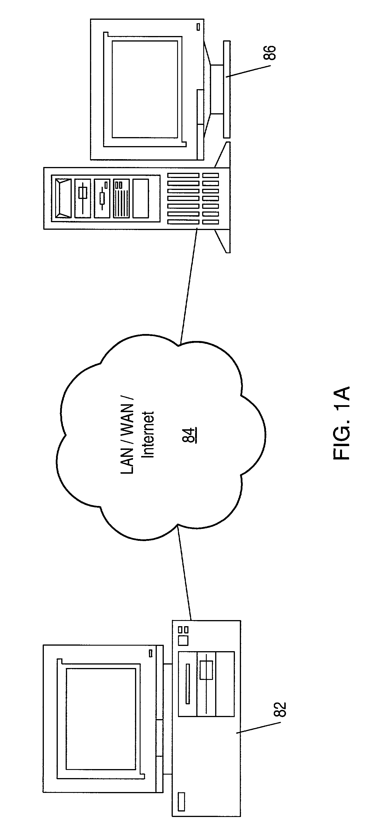 Network system including data socket components for accessing internet semaphores