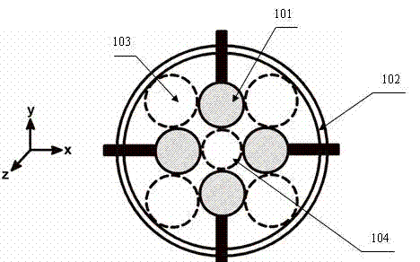 Assembling method for quality analytical instrument with four-pole rods