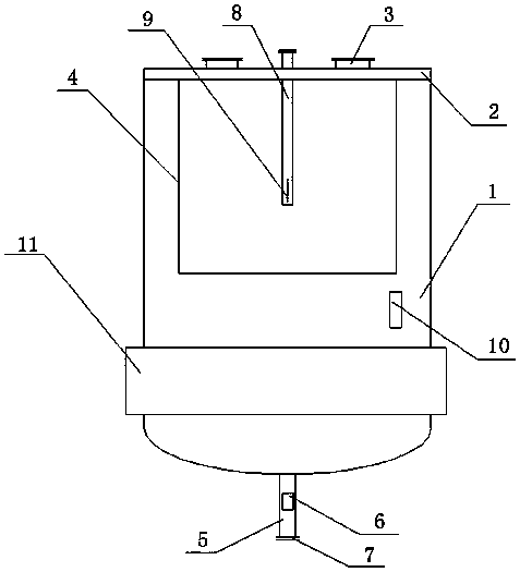 Ammonium sulfate static separation device