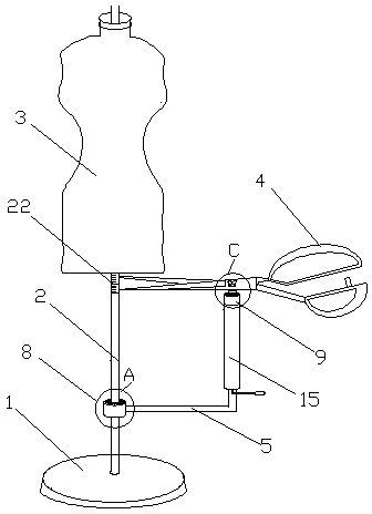 Cutting machine for cutting lower hems of skirts