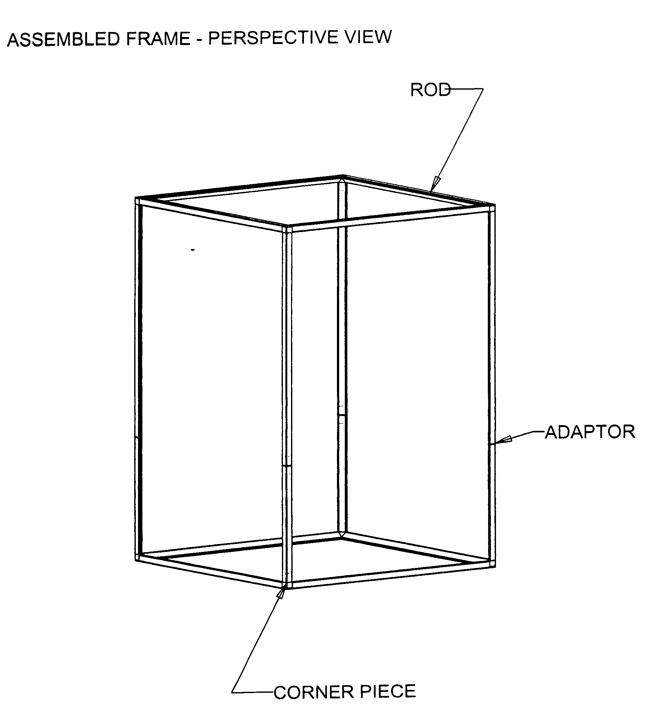 Framework for assembly around a gift, surprise or present