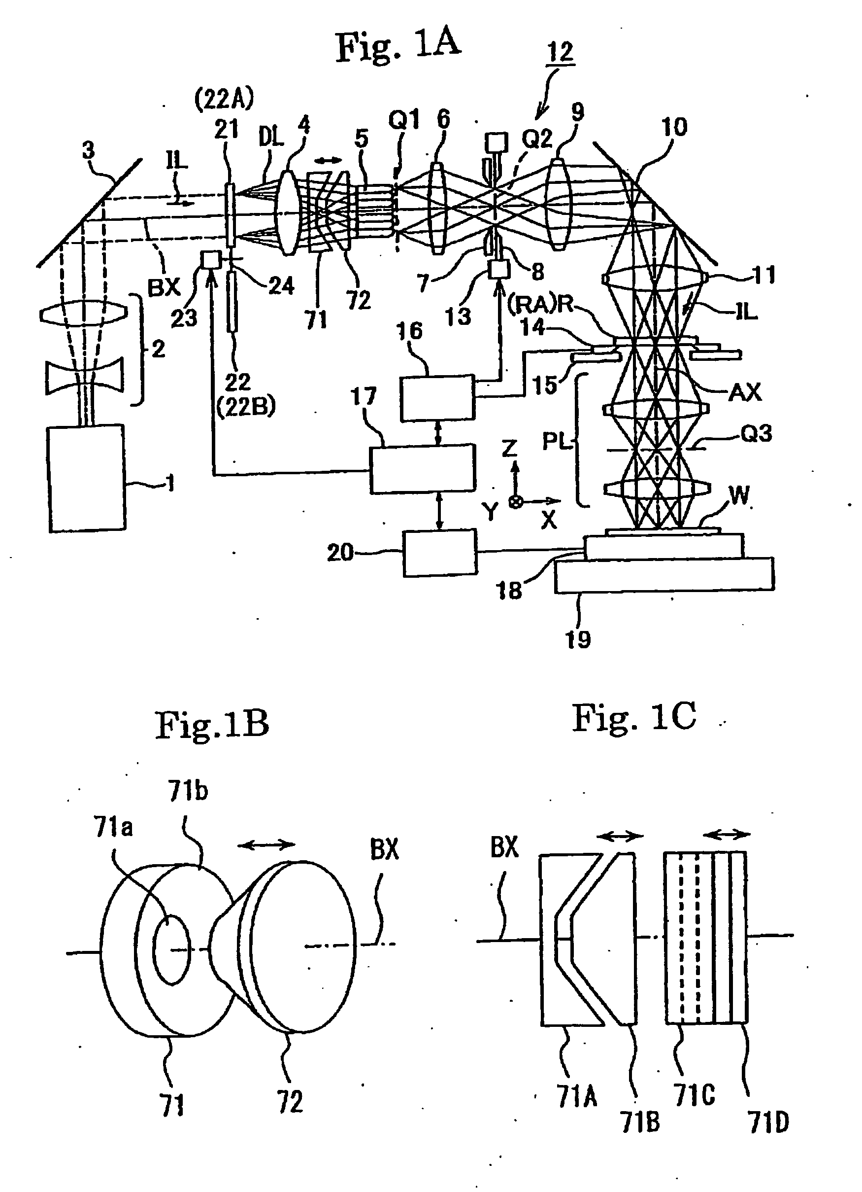 Exposure method and apparatus, and method for fabricating device