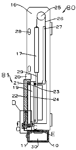 Teaching dustproof blackboard with auxiliary erasing function