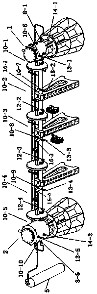 Container pipeline gas explosion experiment device with concentration gradient and use method