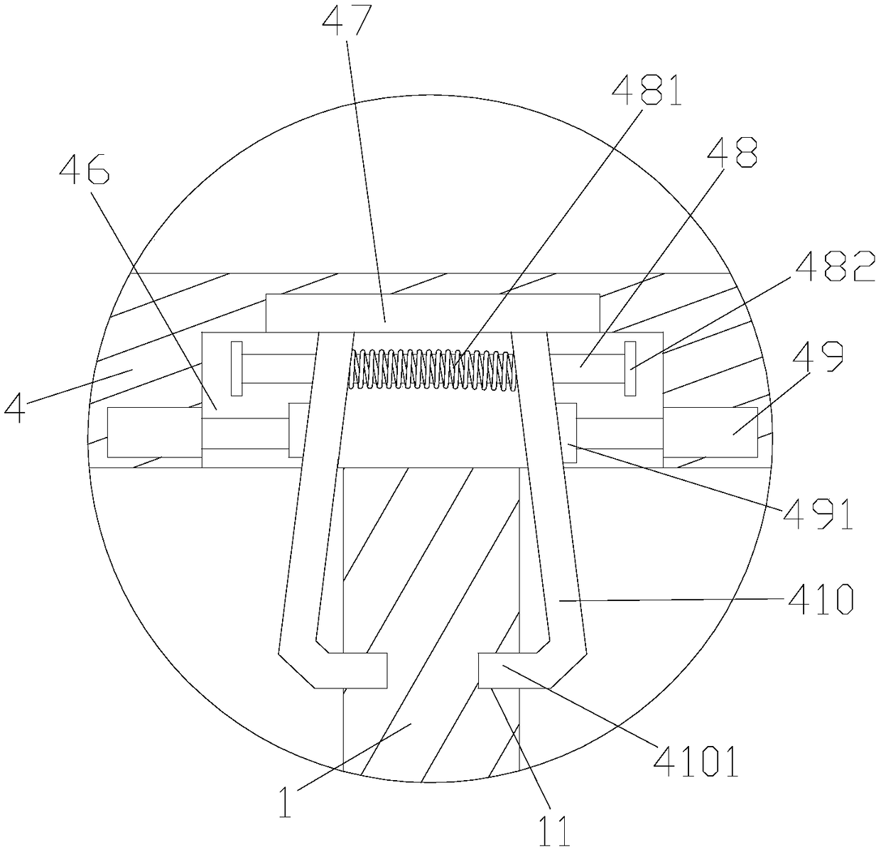 A stirring device used for biological pharmacy