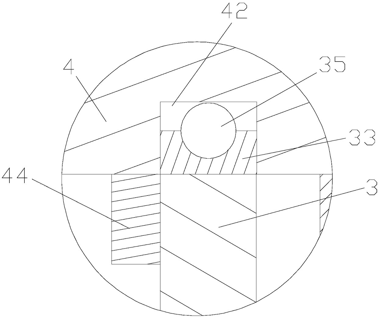 A stirring device used for biological pharmacy