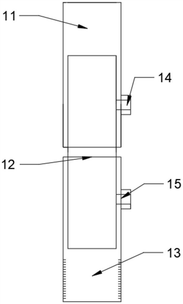 Bridge foundation pile deformation period detection device