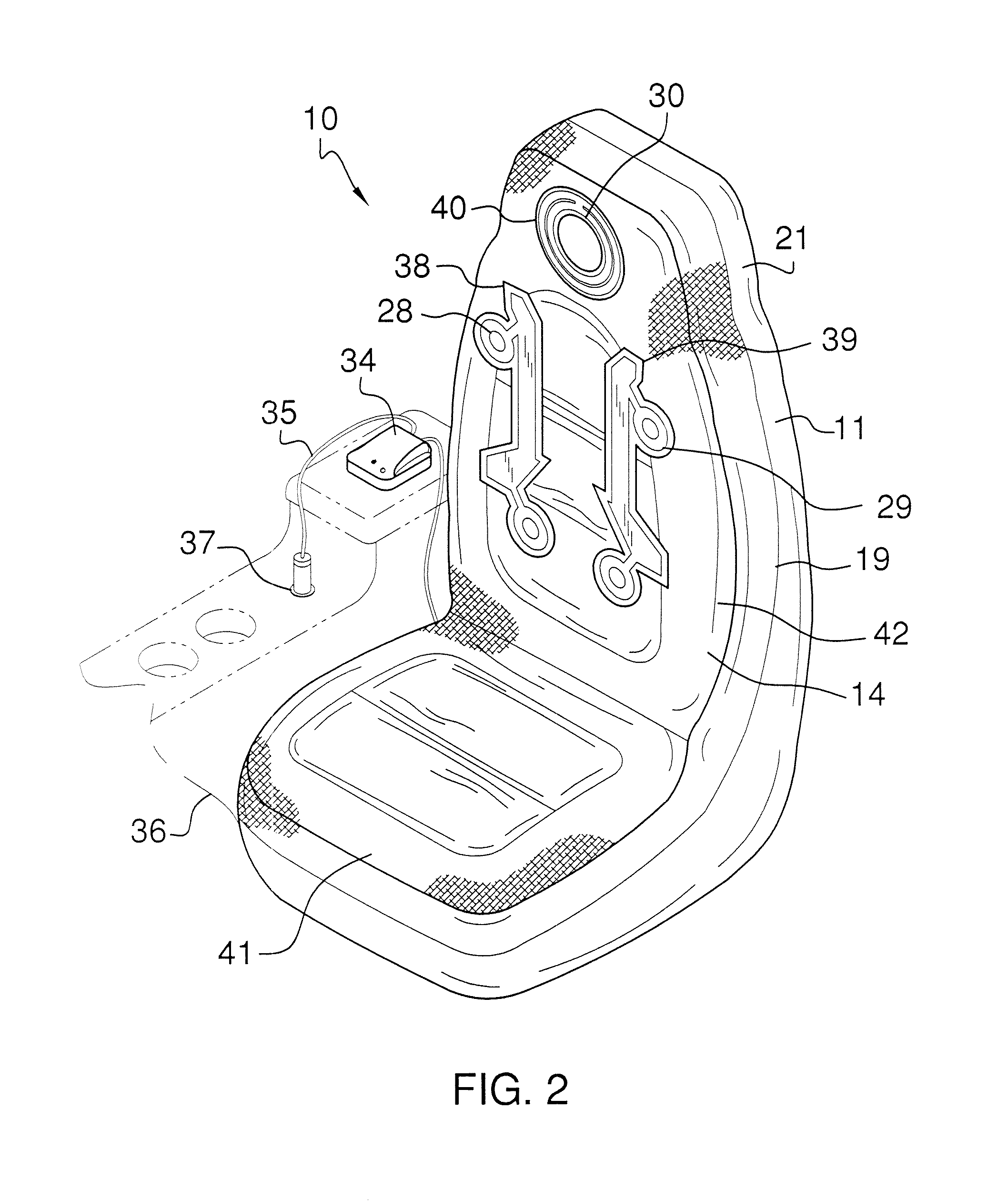 Illuminated circuit print seat cover assembly