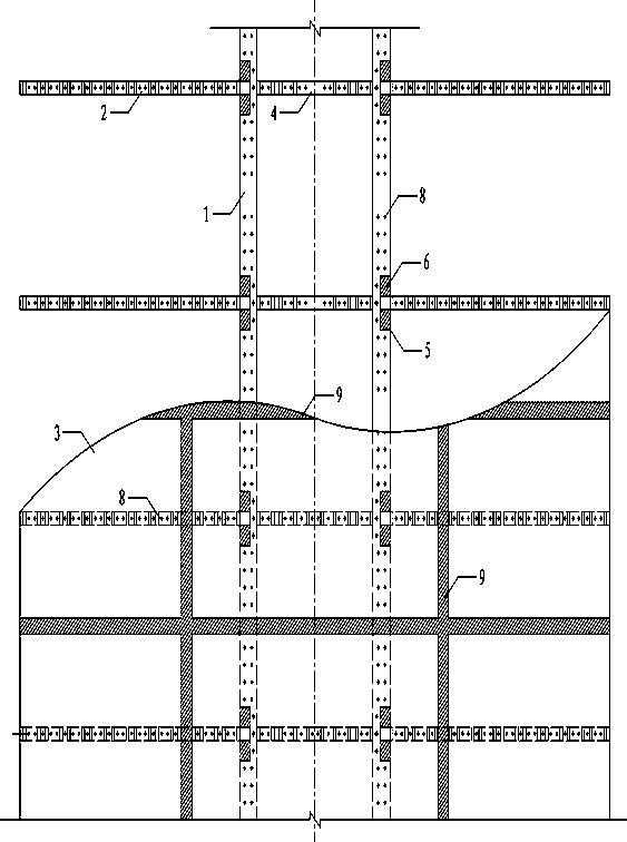 Light fully assembled large cantilever ultra-high performance concrete wing beam and its construction method