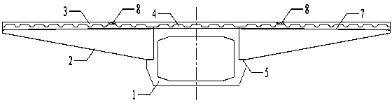 Light fully assembled large cantilever ultra-high performance concrete wing beam and its construction method