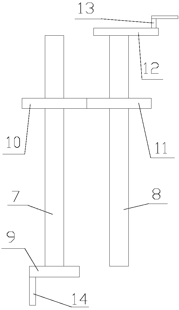 A blackboard component that is easy to adjust the angle