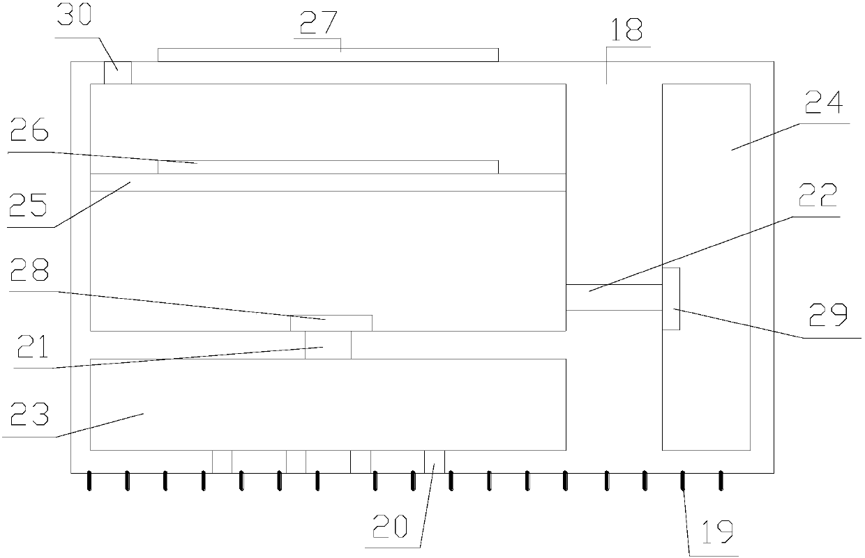 A blackboard component that is easy to adjust the angle