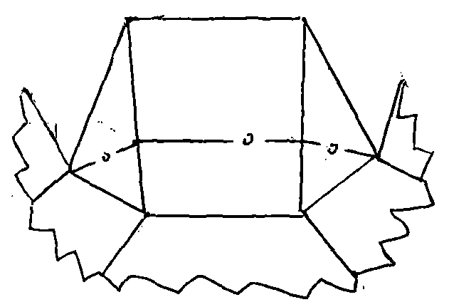 Regular hexagonal paper box